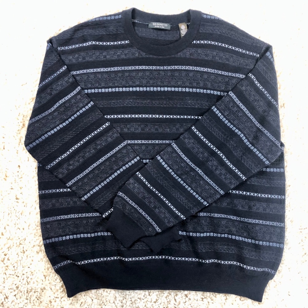 Vintage Segreto textured lightweight pullover XXL